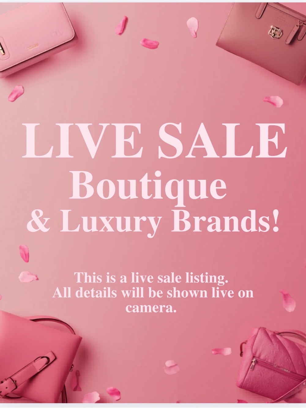 Live Sale Quick Listing